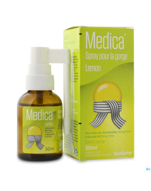 Medica spray pour la gorge lemon    30ml