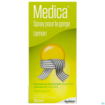 Medica spray pour la gorge lemon    30ml