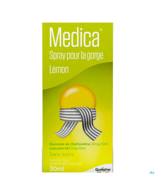 Medica spray pour la gorge lemon    30ml