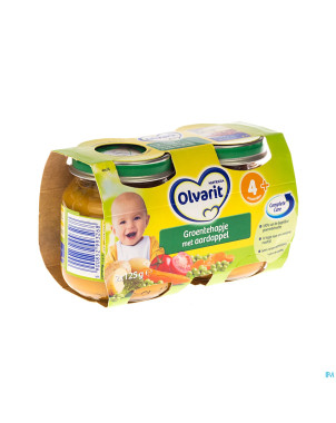 Olvarit panade legumes et pdt    4m 2x125g 12m201