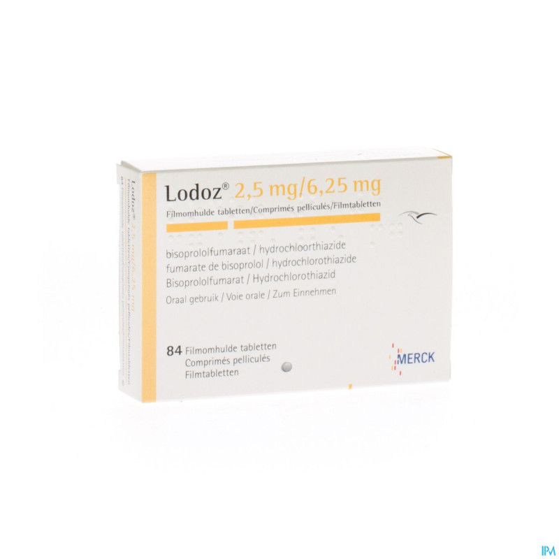 Lodoz  2,5mg/6,25mg tabl 84