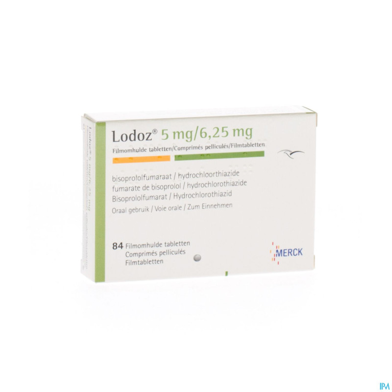 Lodoz  5,0mg/6,25mg tabl 84