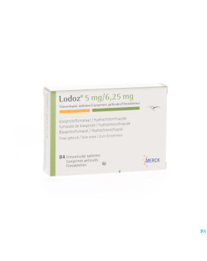 Lodoz  5,0mg/6,25mg tabl 84