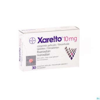 Xarelto 10 mg tabl 30 x 10 mg