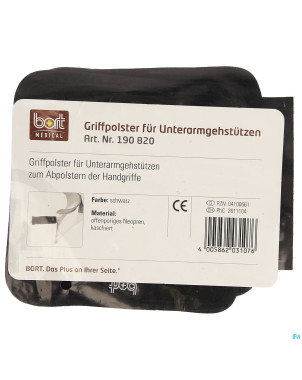 Bort protection canne coussinets avec velcro noir