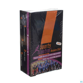 Sportscontrol recovery stick leucine nougat-van.28