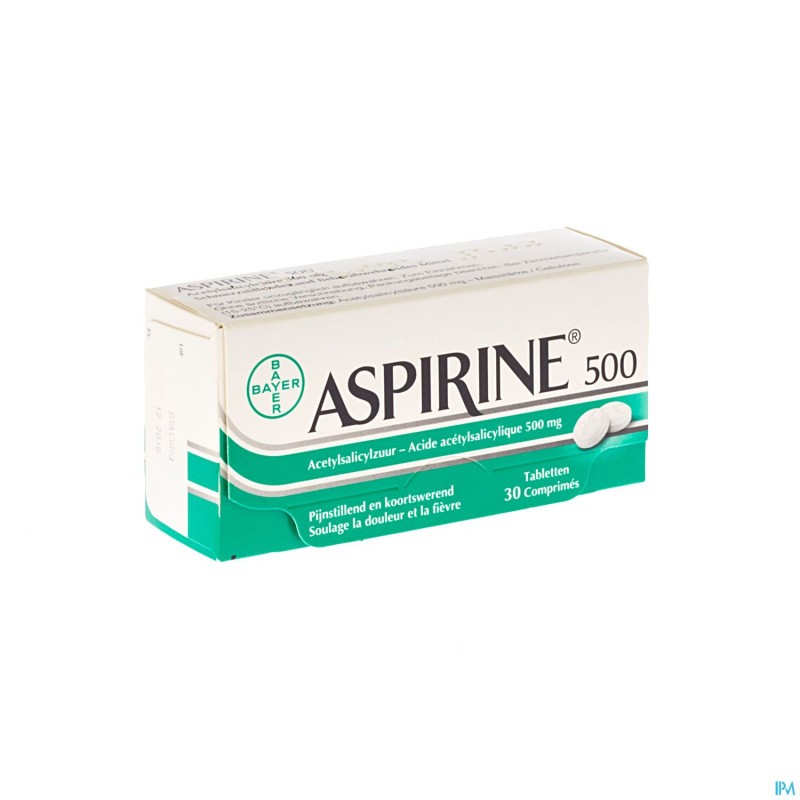 Aspirine 500 mg comp  30