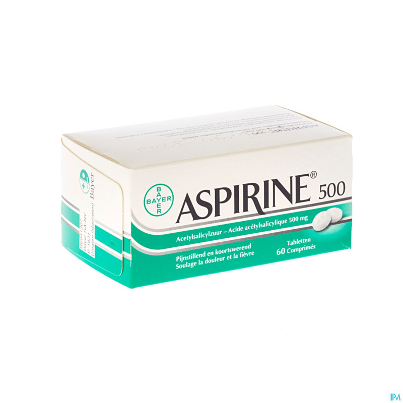 Aspirine 500 mg comp  60