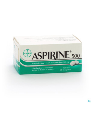 Aspirine 500 mg comp  60