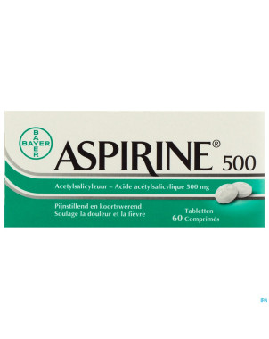 Aspirine 500 mg comp  60