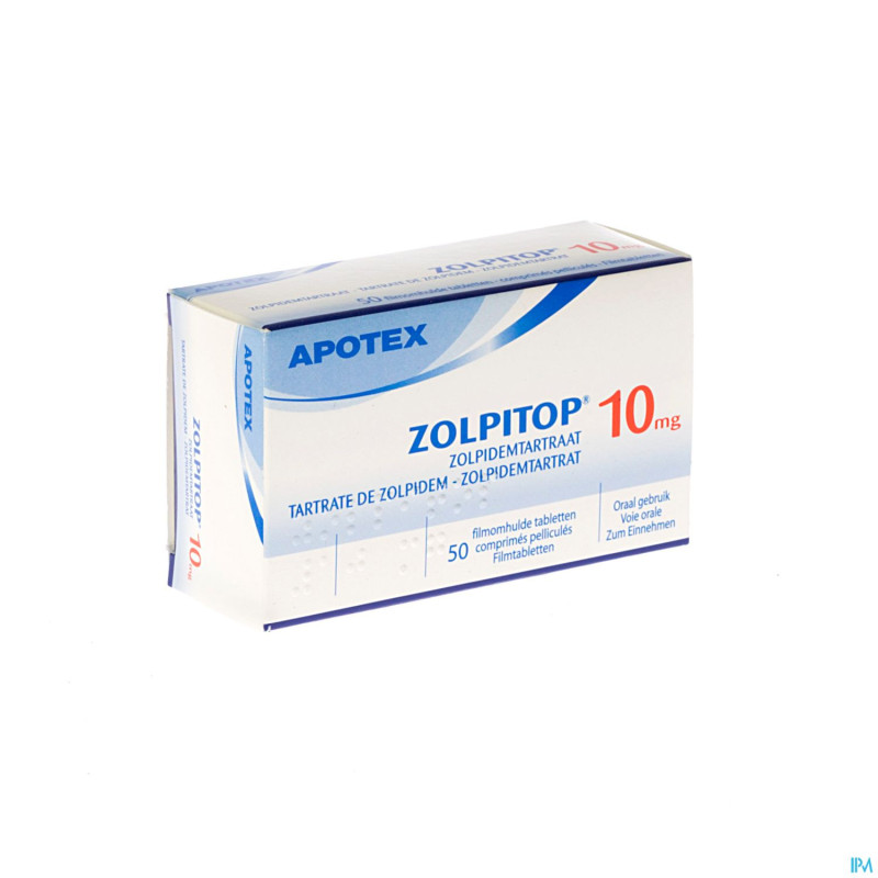 Zolpitop 10 mg tabl pell 50 x 10 mg