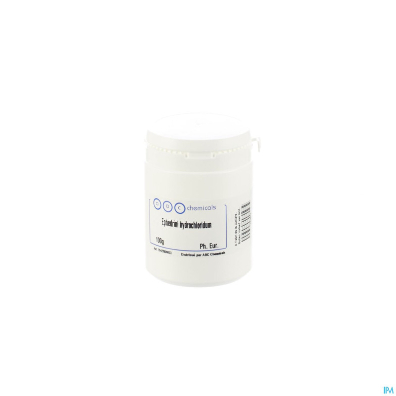 Ephedrine l- chlorhydrate  100g abc