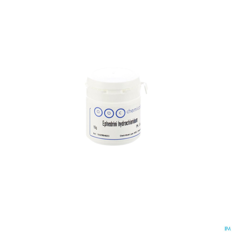 Ephedrine l- chlorhydrate   10g abc