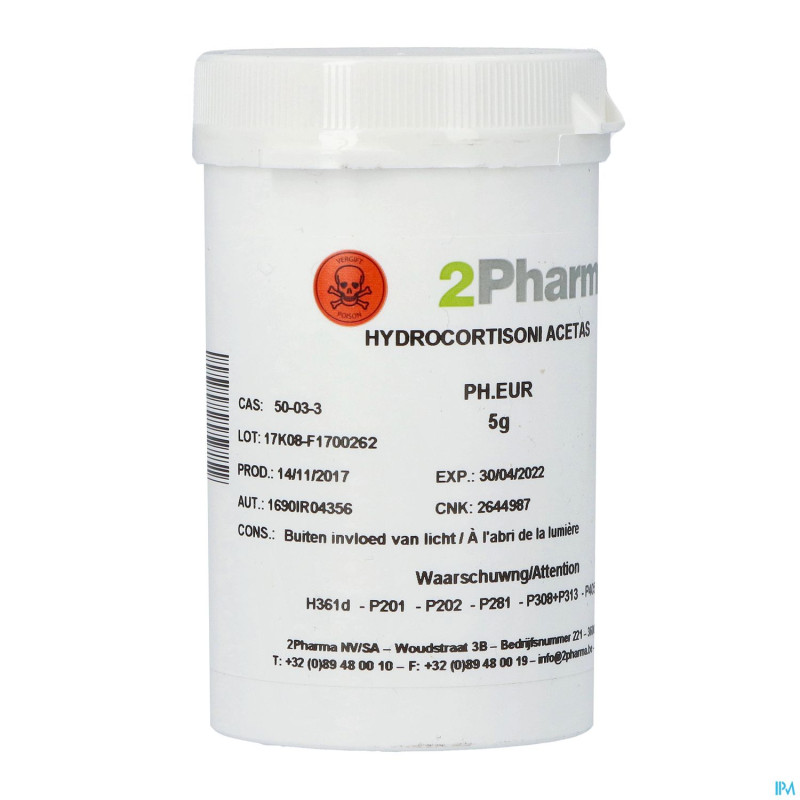 Hydrocortisone acetat micro    5g 2pharma