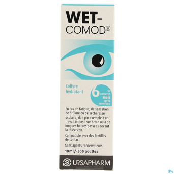 Wet comod collyre fl 10ml cfr 3058534