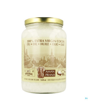 Amanprana extra virgin huile cocos 1600ml