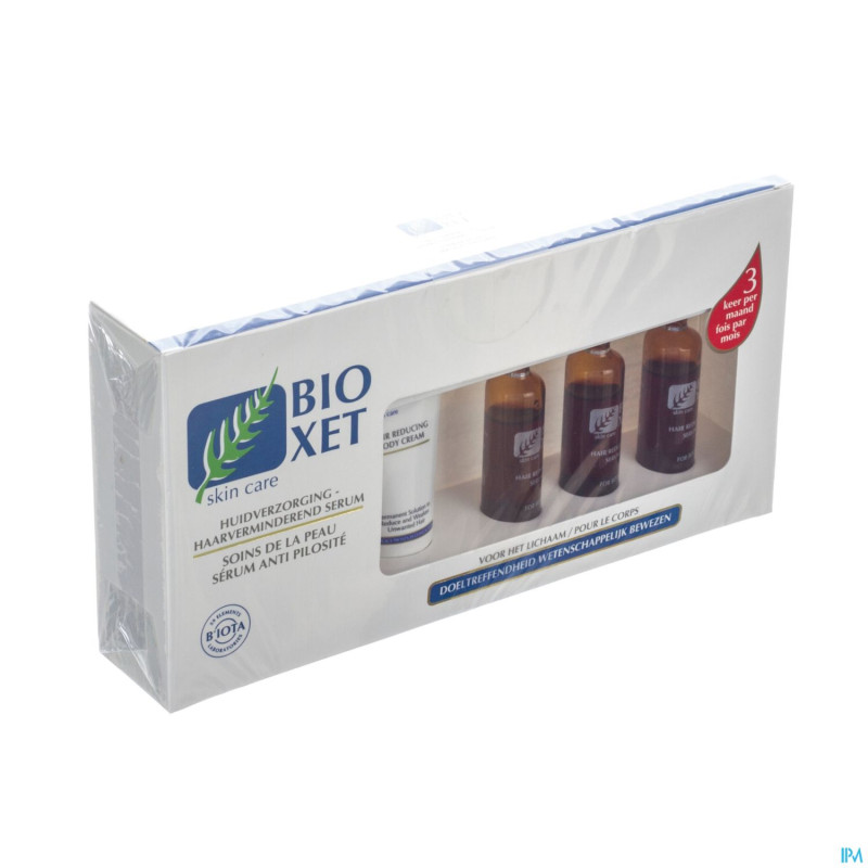 Bioxet serum corps reduction cheveux 3x10ml