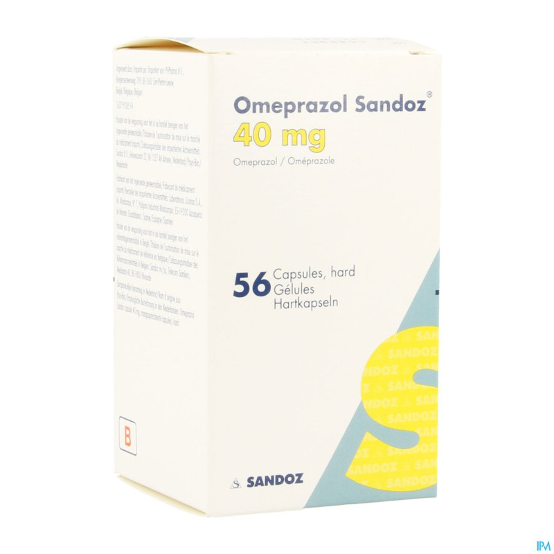 Omeprazol sandoz 40 mg pi pharma caps 56x40mg pip