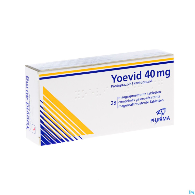 Yoevid 40 mg comp gastro res  28