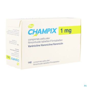 Champix comp 140 x 1 mg aclar/pvc/alu