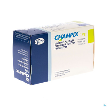 Champix comp 140 x 1 mg aclar/pvc/alu