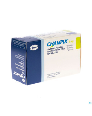 Champix comp 140 x 1 mg aclar/pvc/alu