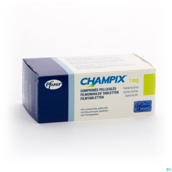 Champix comp 140 x 1 mg aclar/pvc/alu