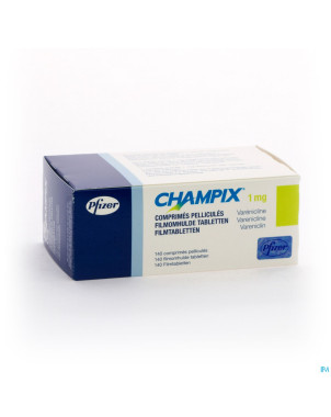 Champix comp 140 x 1 mg aclar/pvc/alu
