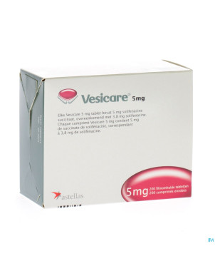Vesicare tabl 200 x 5 mg