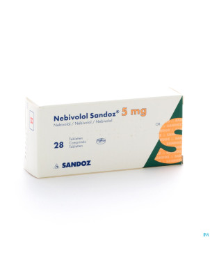 Nebivolol sandoz tabl 28 x 5 mg