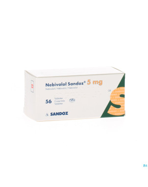 Nebivolol sandoz tabl 56 x 5 mg