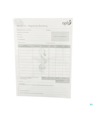 Weegfiche - magistrale bereidingen