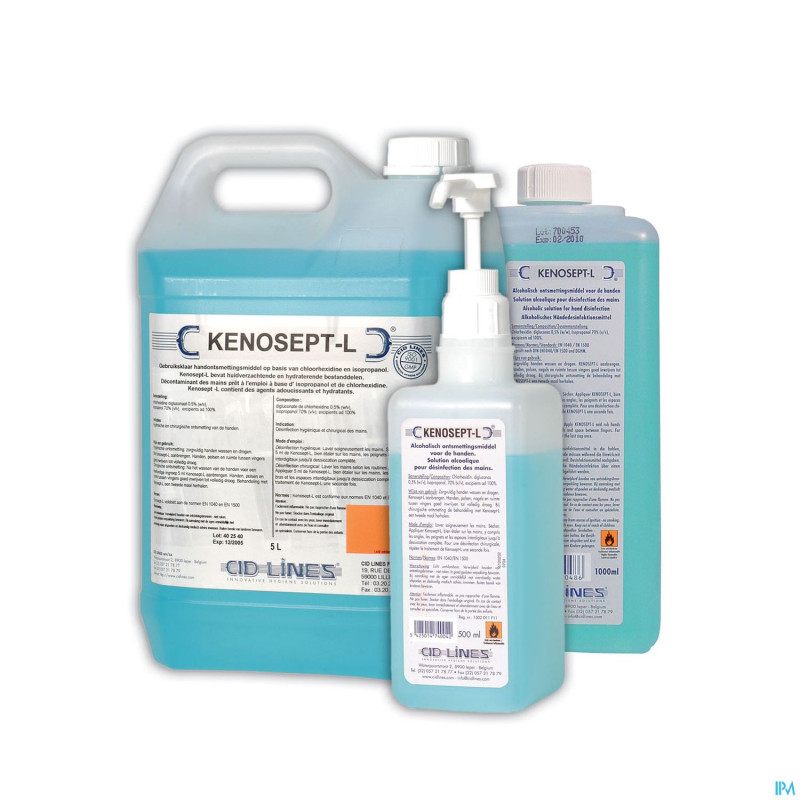 Keno sept-l sol desinfect.surface-mains spray 1l