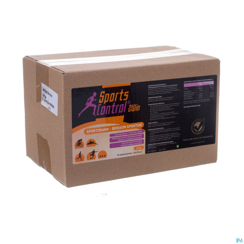 Sportscontrol 2win citron    pdr  sach 25x37,75g