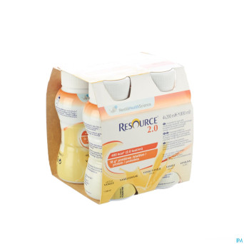 Resource 2.0 vanille    4x200ml 12100535