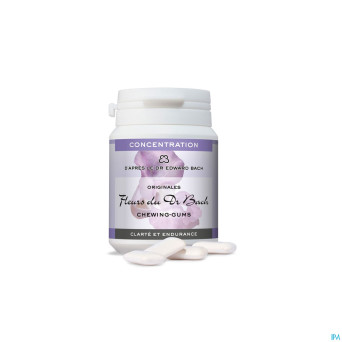 Fleurs de bach chewing gum n41 concentration 40