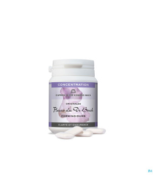 Fleurs de bach chewing gum n41 concentration 40