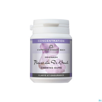 Fleurs de bach chewing gum n41 concentration 40
