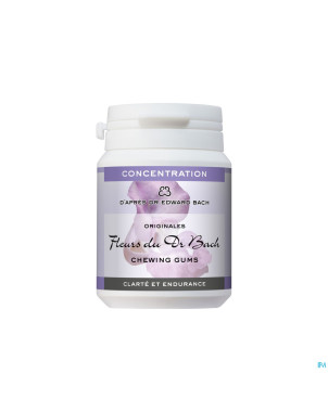 Fleurs de bach chewing gum n41 concentration 40