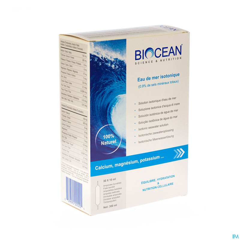 Biocean isotonic    quinton amp 30x10ml