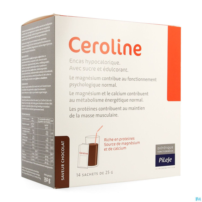 Ceroline chocolat pdr   sach 14x25g
