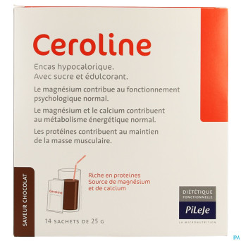 Ceroline chocolat pdr   sach 14x25g