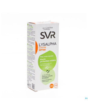 Svr lysalpha creme ip50   tube 50ml