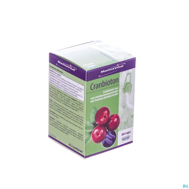 Mannavital cranbioton    caps  60