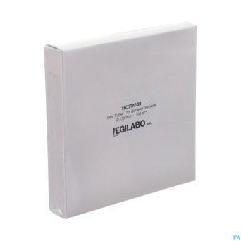 Papier filtre rond diam.110mm 100 aca