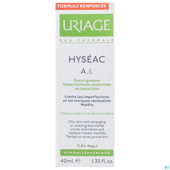 Uriage hyseac ai emuls a/imperfections pg tbe 40ml