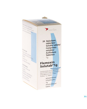 Flemoxin pi pharma solutab 24 x 1 g pip
