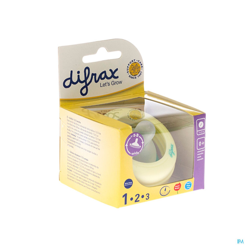 Difrax bague de serrage 1-2-3 wide    714