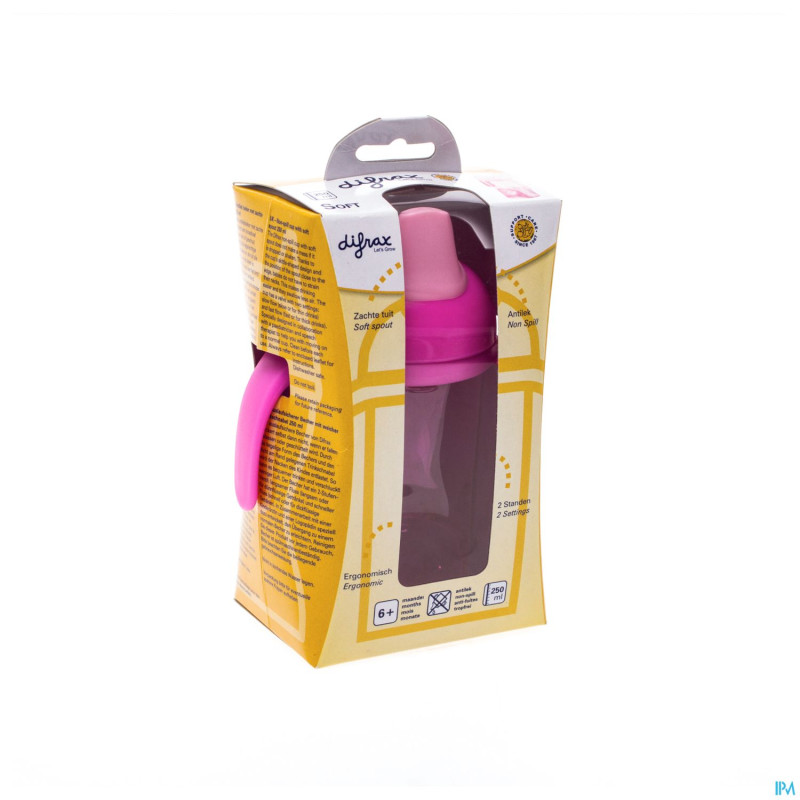 Difrax timbale anti fuites avec bec    704