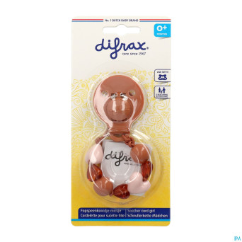 Difrax attache sucette coeurs    980